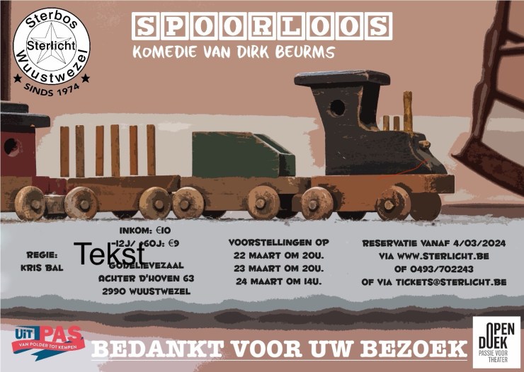 Bedankt voor uw bezoek aan Spoorloos